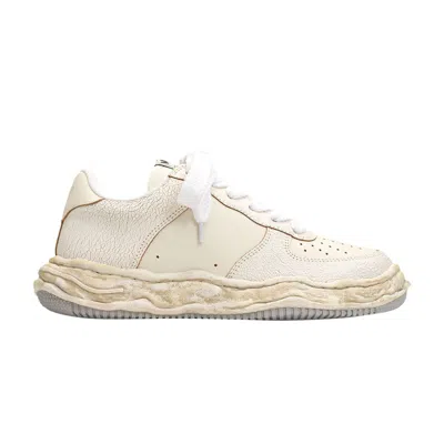 Pre-owned Miharayasuhiro Maison Mihara Yasuhiro Maison Mihara Yasuhiro Wayne Low 'cracking Leather - White' | Men's Size 44