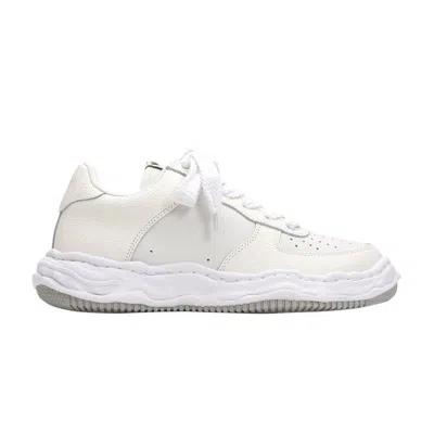 Pre-owned Miharayasuhiro Maison Mihara Yasuhiro Maison Mihara Yasuhiro Wayne Og Sole Embossed Leather Low 'white' | Men's Siz