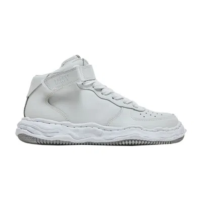 Pre-owned Miharayasuhiro Maison Mihara Yasuhiro Maison Mihara Yasuhiro Wayne Og Sole Leather High 'white' | Men's Size 42