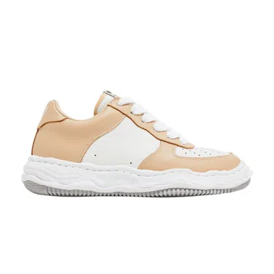 Pre-owned Miharayasuhiro Maison Mihara Yasuhiro Maison Mihara Yasuhiro Wayne Og Sole Leather Low 'beige White' | Men's Size 4
