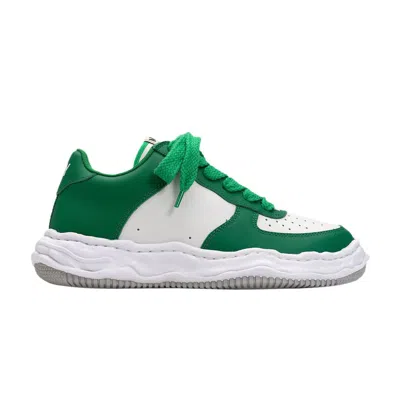 Pre-owned Miharayasuhiro Maison Mihara Yasuhiro Maison Mihara Yasuhiro Wayne Og Sole Leather Low 'green White' | Men's Size 4