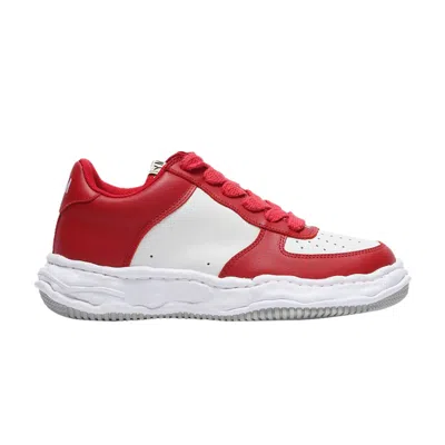 Pre-owned Miharayasuhiro Maison Mihara Yasuhiro Maison Mihara Yasuhiro Wayne Og Sole Leather Low 'red White' | Men's Size 37