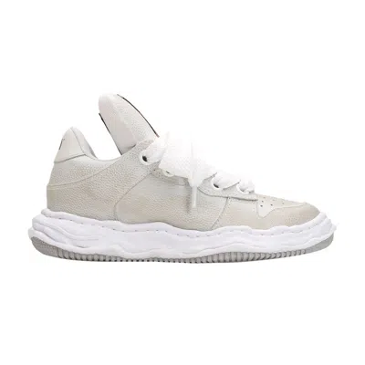 Pre-owned Miharayasuhiro Maison Mihara Yasuhiro Maison Mihara Yasuhiro Wayne Puffer Og Sole Brushed Shrink Leather Low 'white