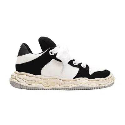 Pre-owned Miharayasuhiro Maison Mihara Yasuhiro Maison Mihara Yasuhiro Wayne Puffer Og Sole Canvas Low 'black White' | Men's 