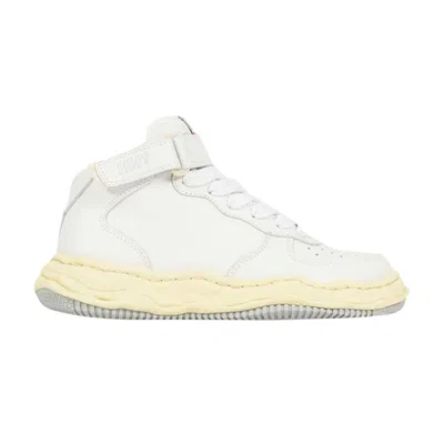 Pre-owned Miharayasuhiro Maison Mihara Yasuhiro Maison Mihara Yasuhiro Wayne Vintage Sole Leather High 'white' | Men's Size 4