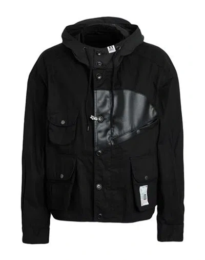 Miharayasuhiro Maison Mihara Yasuhiro Man Jacket Black Size 36 Cotton, Polyester, Rayon