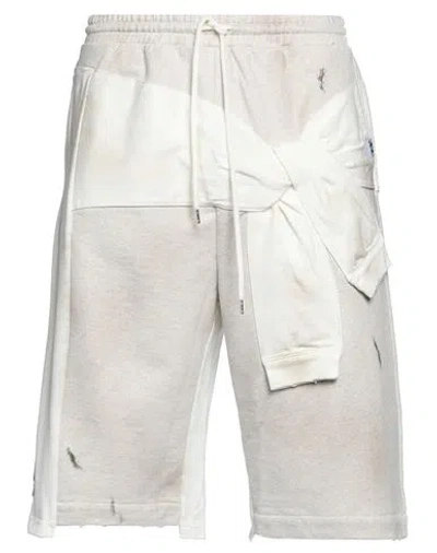 Miharayasuhiro Maison Mihara Yasuhiro Man Shorts & Bermuda Shorts Light Grey Size 34 Cotton