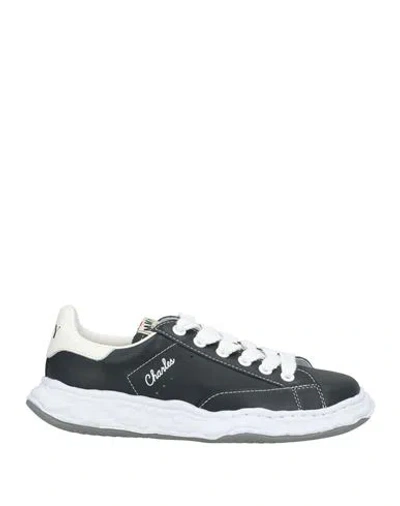 MIHARAYASUHIRO MAISON MIHARA YASUHIRO MAN SNEAKERS BLACK SIZE 8 LEATHER