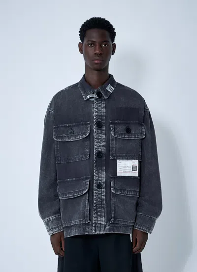 Miharayasuhiro Maison Mihara Yasuhiro Men Ameteur Sewn Miltary Shirt In Gray