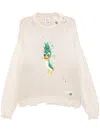 Miharayasuhiro Maison Mihara Yasuhiro Men Sweater With Lived-in Effect In Neutral