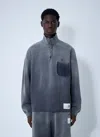 Miharayasuhiro Maison Mihara Yasuhiro Men Zip-up Sweateshirt In Blue