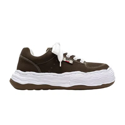 Pre-owned Miharayasuhiro Maison Mihara Yasuhiro Oliver Og Sole Canvas Low 'khaki' | Tan | Men's Size 45 In Brown