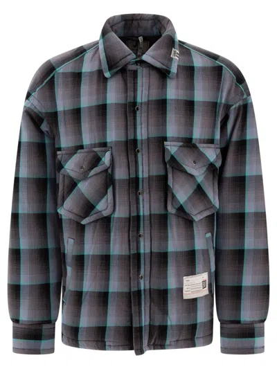 MIHARAYASUHIRO MAISON MIHARA YASUHIRO PADDED CHECK OVERSHIRT