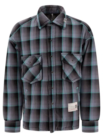 MIHARAYASUHIRO MAISON MIHARA YASUHIRO PADDED CHECK OVERSHIRT