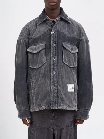 Miharayasuhiro Maison Mihara Yasuhiro Padded Cordura Overshirt In Gray