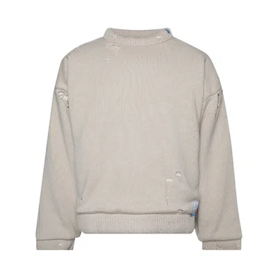 Pre-owned Miharayasuhiro Maison Mihara Yasuhiro Padded Knit Pullover 'beige' | Tan | Men's Size 48 In Brown