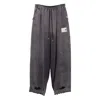 Miharayasuhiro Sun Faded Drawstring Track Pants In Black
