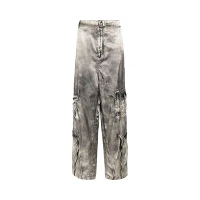 Pre-owned Miharayasuhiro Maison Mihara Yasuhiro Parachute Trouser 'light Grey' | Men's Size 48 In Gray
