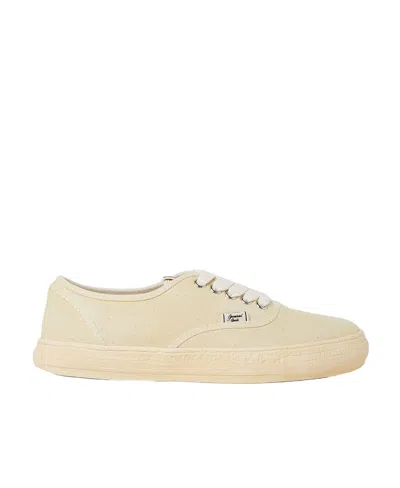 Miharayasuhiro Maison Mihara Yasuhiro Past Sole 5 Overdyed Cv Low-top Sneakers In Nude