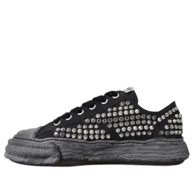 Miharayasuhiro Maison Mihara Yasuhiro Peterson 23 Og Sole Studded Canvas Low 'black Black'