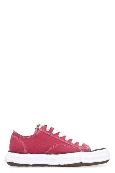 Miharayasuhiro Peterson 23 Low-top Canvas Sneakers In Red