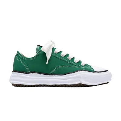 Pre-owned Miharayasuhiro Maison Mihara Yasuhiro Peterson Og Sole Canvas Low 'cl Green' | Men's Size 37