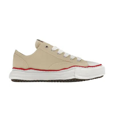 Pre-owned Miharayasuhiro Maison Mihara Yasuhiro Peterson Og Sole Canvas Low 'natural' | Tan | Men's Size 40 In Brown