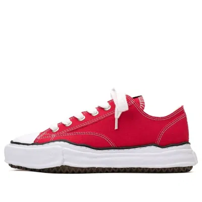 Miharayasuhiro Maison Mihara Yasuhiro Peterson Og Sole Canvas Low 'red' In Multi