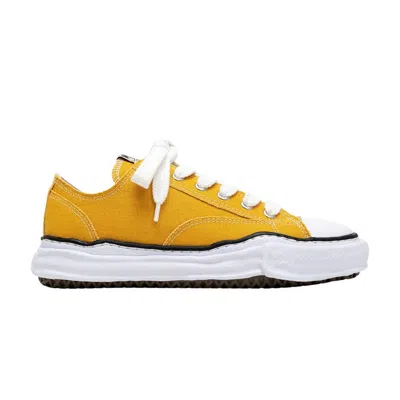 Pre-owned Miharayasuhiro Maison Mihara Yasuhiro Peterson Og Sole Canvas Low 'yellow' | Men's Size 40
