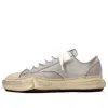 Miharayasuhiro Maison Mihara Yasuhiro Peterson Og Sole Distressed Canvas Low 'white' In Gray