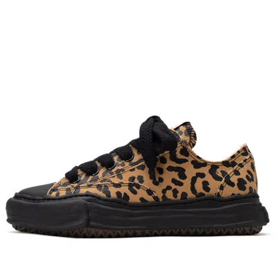 Miharayasuhiro Maison Mihara Yasuhiro Peterson Og Sole Leopard Canvas Low-top Sneaker 'brown' In Multi