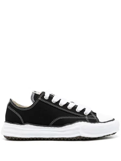 Miharayasuhiro Maison Mihara Yasuhiro Peterson Original Sole Canvas Low-top Sneakers Shoes In Black
