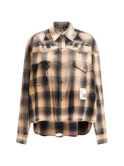 Miharayasuhiro Maison Mihara Yasuhiro Shirts In Brown