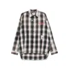 Miharayasuhiro Maison Mihara Yasuhiro Grey Checked Shirt With Distressed Finish In Multicolor