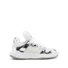 Miharayasuhiro Wayne Lace-up Sneakers In Metallic/white