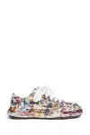 Miharayasuhiro Maison Mihara Yasuhiro Peterson23 Og Sole Sputtering Paint Canvas Sneaker In White