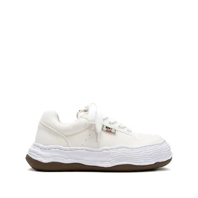 Miharayasuhiro Maison Mihara Yasuhiro Oliver Logo Patch Sneakers In White