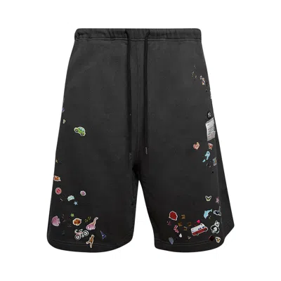 Pre-owned Miharayasuhiro Maison Mihara Yasuhiro Sticker Shorts 'black' | Men's Size 46