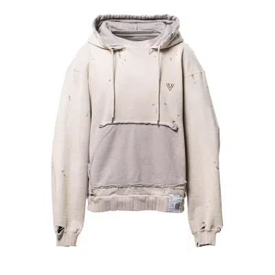Pre-owned Miharayasuhiro Maison Mihara Yasuhiro Sun Faded Hoodie 'beige' | Tan | Men's Size 48 In Brown