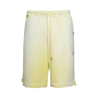 Pre-owned Miharayasuhiro Maison Mihara Yasuhiro Sun Faded Shorts 'yellow' | Men's Size 50