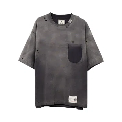 Pre-owned Miharayasuhiro Maison Mihara Yasuhiro Sun Faded Tee 'black' | Men's Size 50