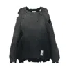 Miharayasuhiro Distressed Sweater In Multicolor