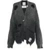 Miharayasuhiro Faded Cardigan In Multicolor