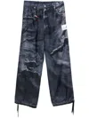 Miharayasuhiro Maison Mihara Yasuhiro T.a.trompe L`oeil Denim Pants Clothing In Blue
