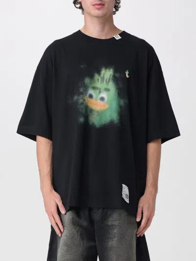 Miharayasuhiro Maison Mihara Yasuhiro Printed Logo Patch T-shirt In Black