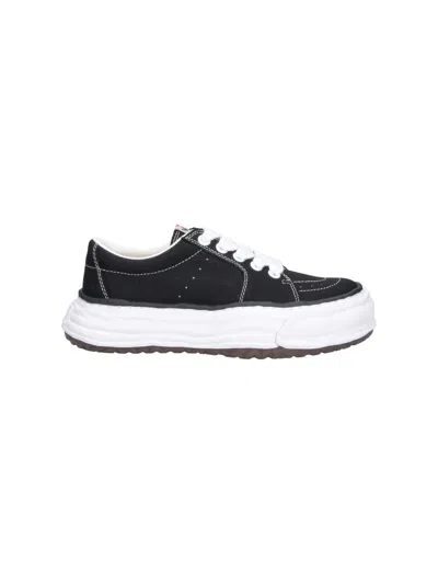 Miharayasuhiro Maison Mihara Yasuhiro Unisex Cotton Mini Sneakers In Black