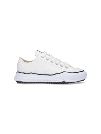 Miharayasuhiro Maison Mihara Yasuhiro Unisex Cotton Sneaker With Lightweight Natural Feel In White