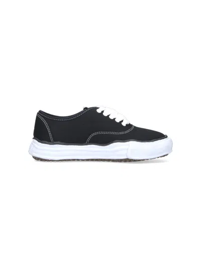 Miharayasuhiro Maison Mihara Yasuhiro Unisex Cotton Upper Sneakers In Black
