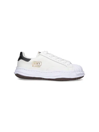 Miharayasuhiro Maison Mihara Yasuhiro Unisex Leather Sneakers With Rubber Sole In White