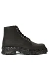 Miharayasuhiro Maison Mihara Yasuhiro Vintage-like Combat Boots In Black
